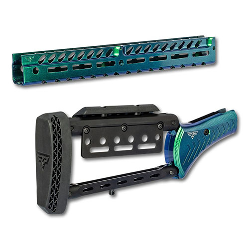 Le kit Rossi R95 Hypershift offre une crosse ajustable en aluminium robuste et un garde-main léger avec des options M-LOK pour une personnalisation optimale.